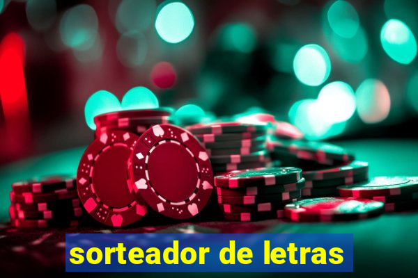 sorteador de letras